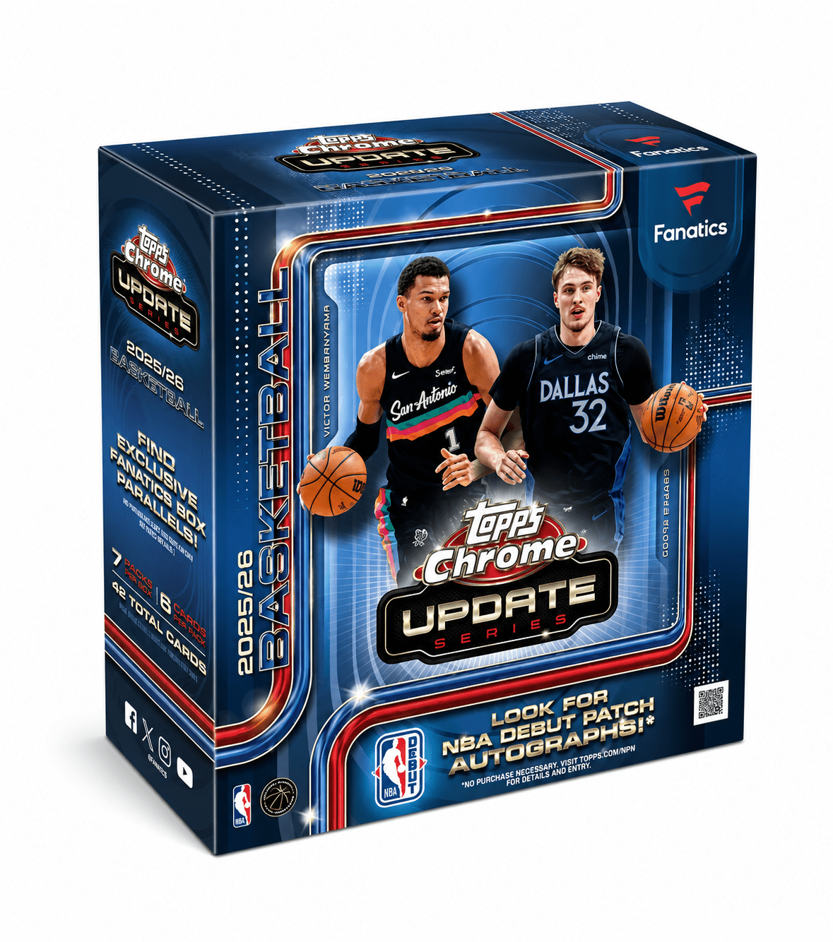 2026 Topps Chrome UPDATE Basketball MEGA Box - Trading Cards Premium México | SULTANCARDS