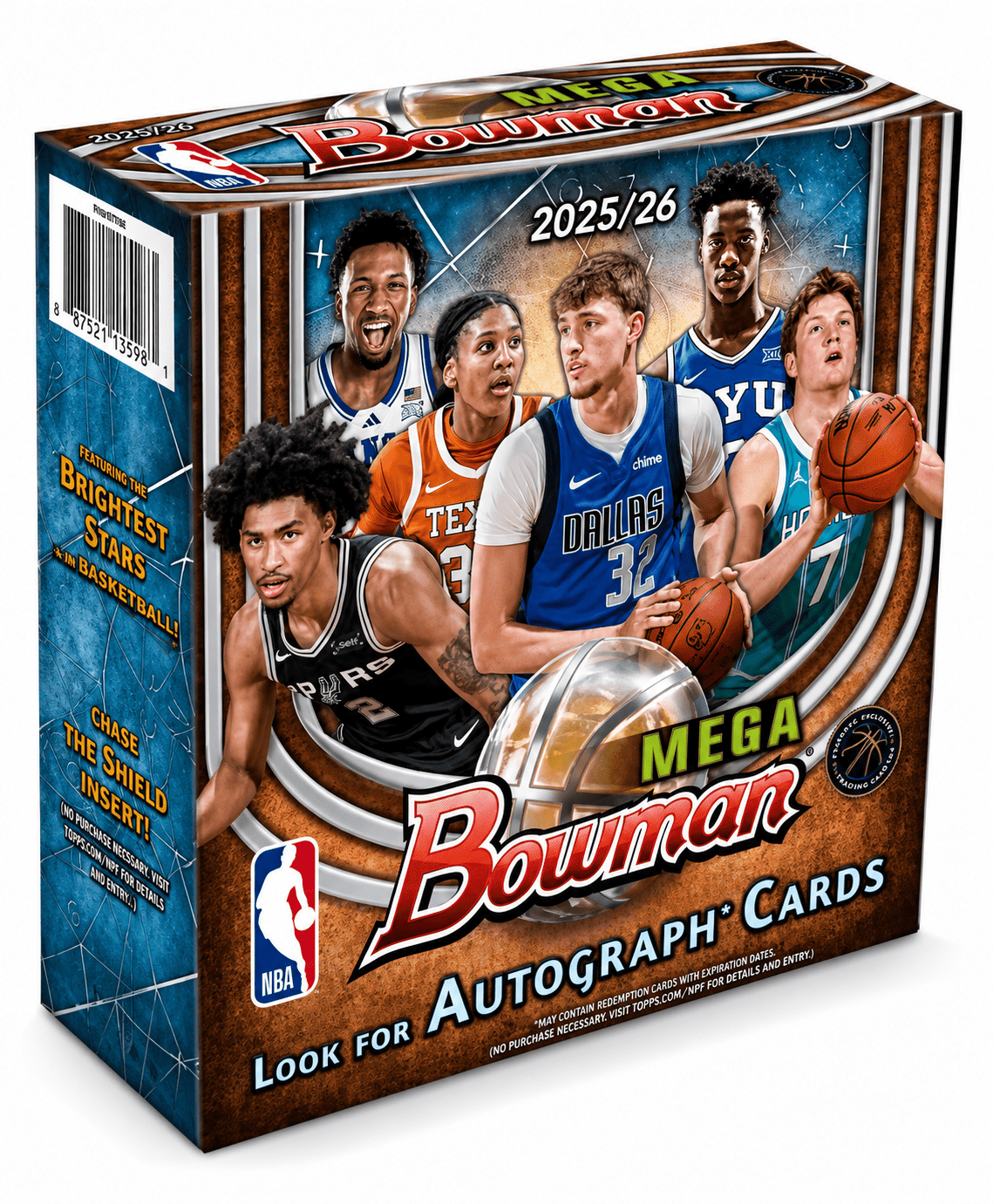 2025-26 Topps NBA Bowman Basketball Mega Box - Trading Cards Premium México | SULTANCARDS