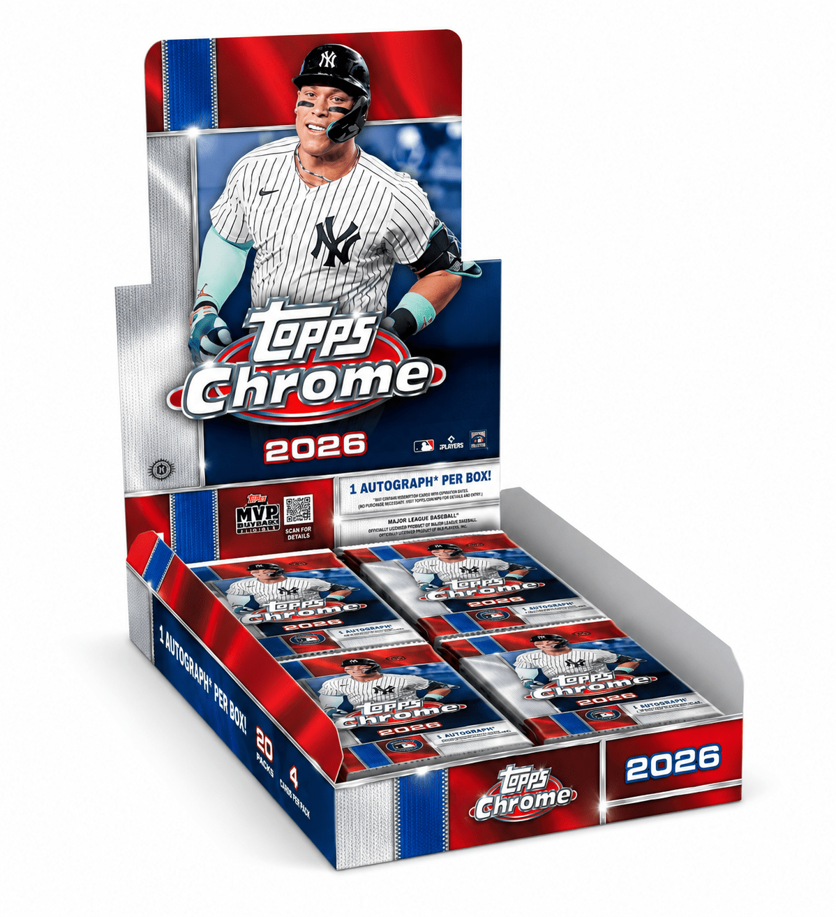 1 Firma 2026 Topps Chrome MLB Hobby - Trading Cards Premium México | SULTANCARDS