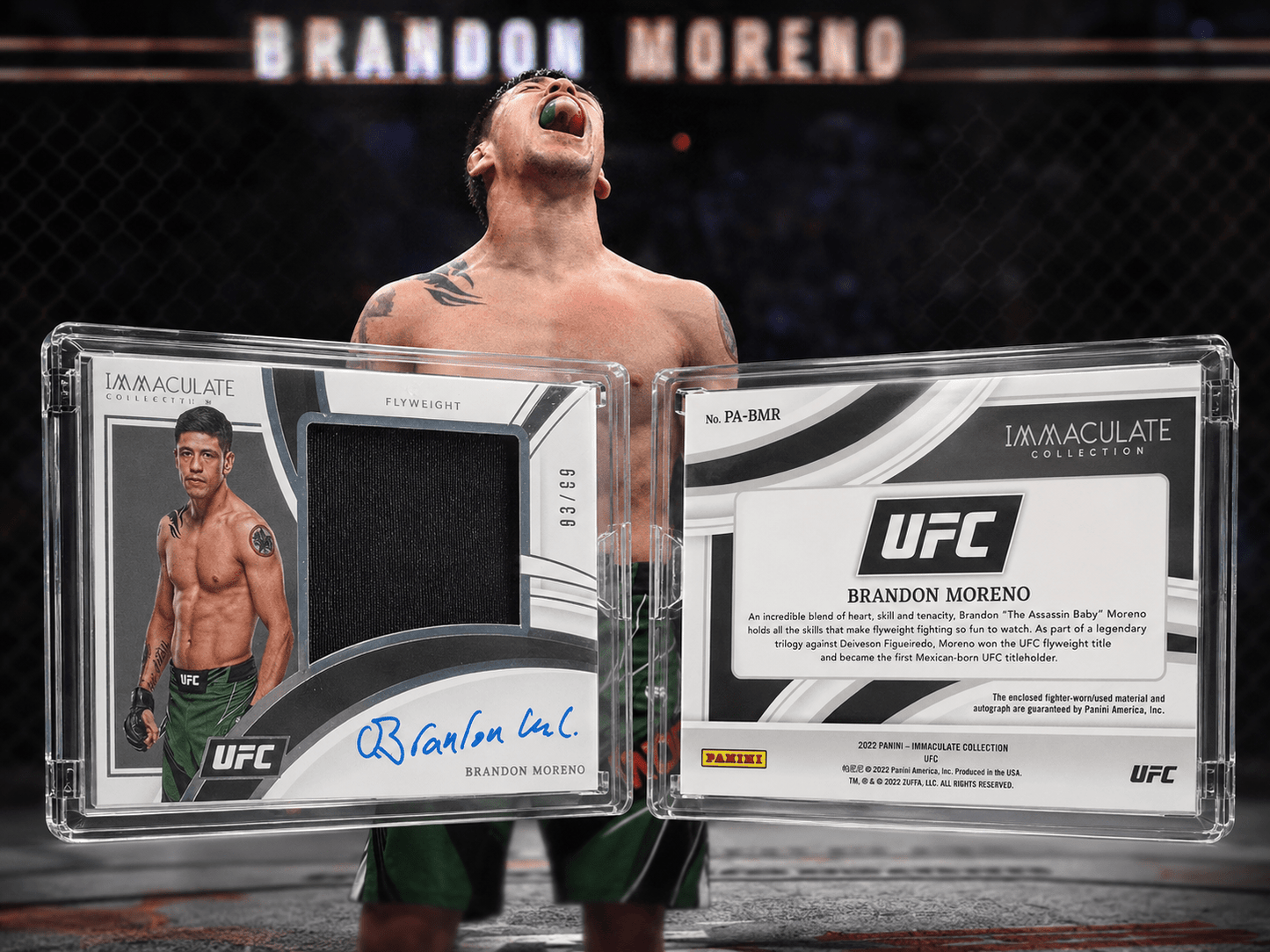 Panini Immaculate Brandon Moreno UFC Autograph NUMBERED 99 - Trading Cards Premium México | SULTANCARDS