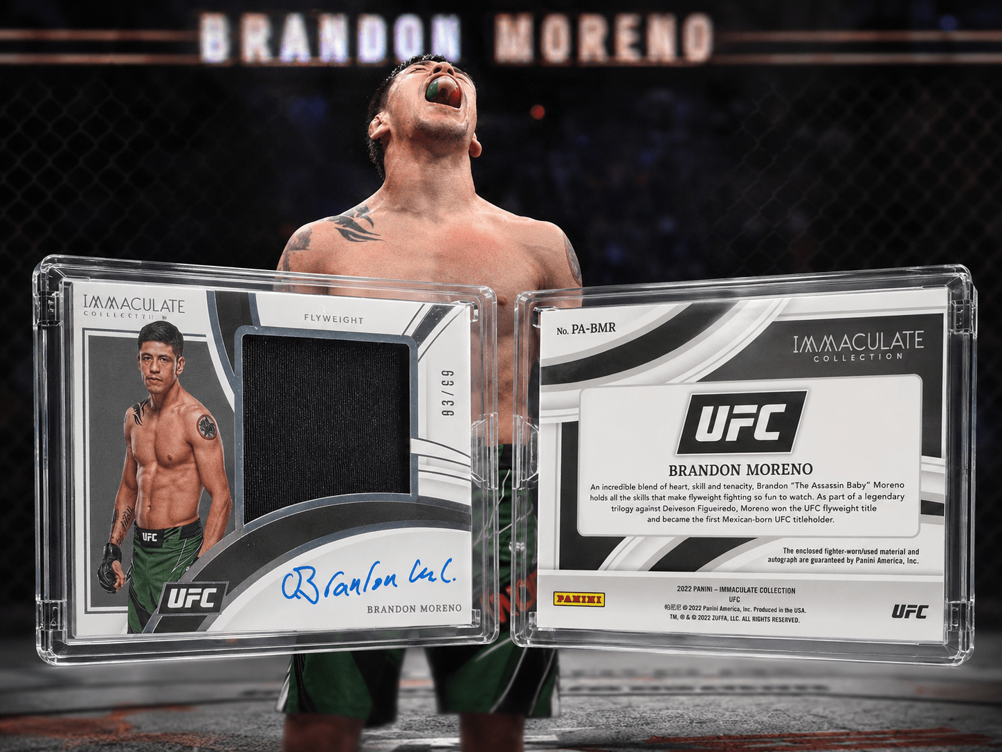Panini Immaculate Brandon Moreno UFC Autograph NUMBERED 99 - Trading Cards Premium México | SULTANCARDS