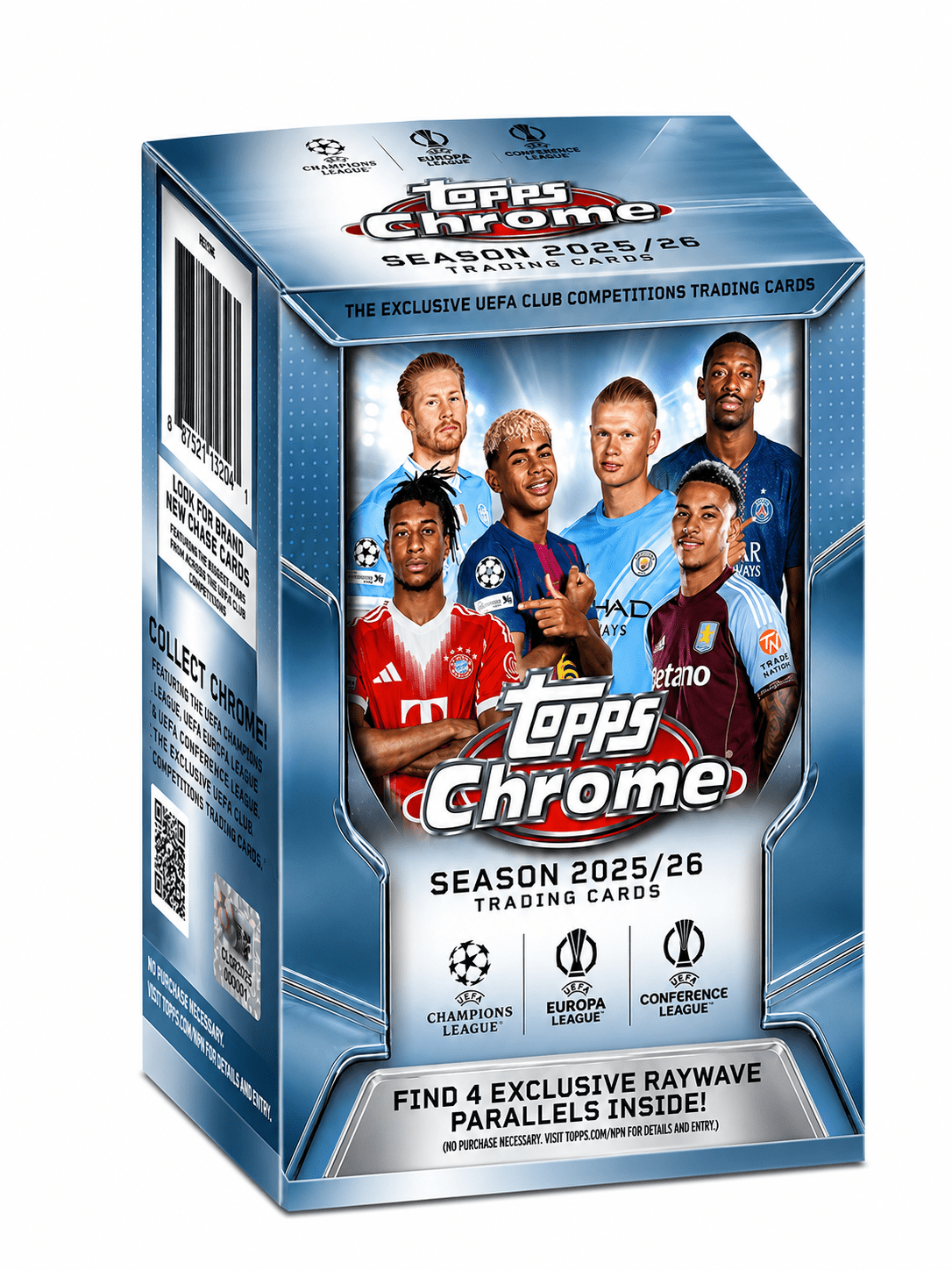 2026 Topps Chrome UEFA Competitions Booster Box Champions - Trading Cards Premium México | SULTANCARDS