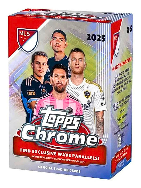 2025 Topps Chrome MLS League Value Box - MESSI SIGNED - Trading Cards Premium México | SULTANCARDS