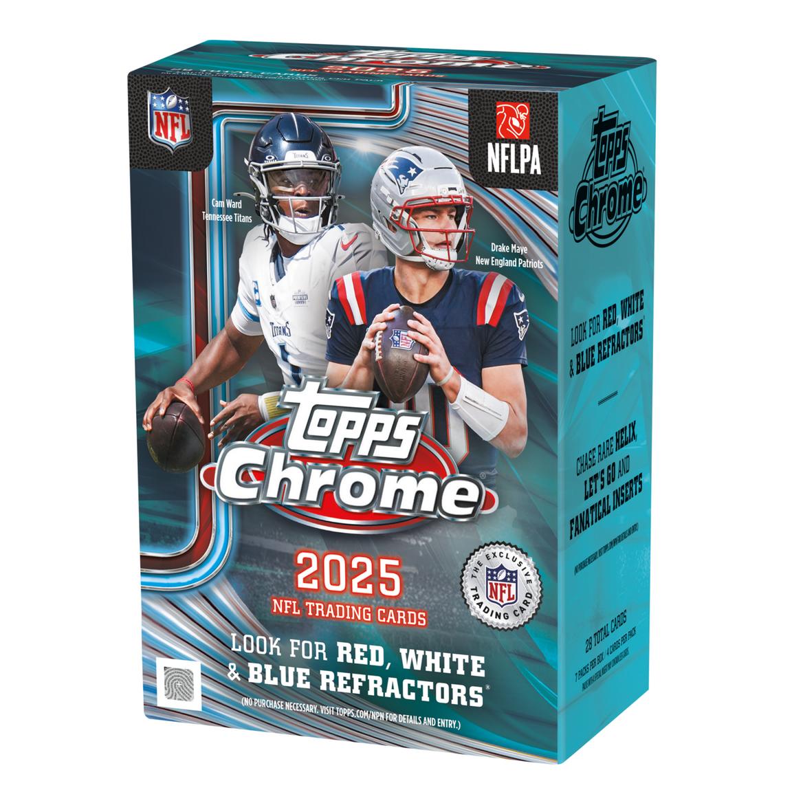2025 Topps Chrome Football Value Box - Trading Cards Premium México | SULTANCARDS